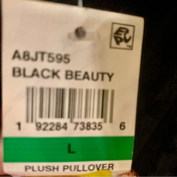 NWT Planet Gold Sweater Large Black Ribbed Super Soft Mock Neck Plush Pullover - Picture 7 of 13